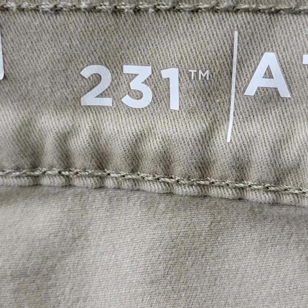 Denizen from Levi's men's athletic fit tan chino pants size 38x32